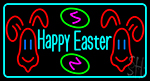 Multicolor Happy Easter 2 Neon Sign