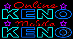 Online Keno Mobile Keno 1 Neon Sign