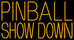 Pinball Showdown Neon Sign
