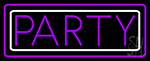 Party Border 3 Neon Sign