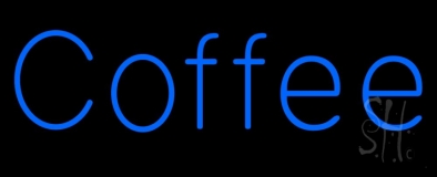 Blue Coffee Neon Sign