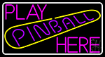 Play Pinball Herw 1 Neon Sign