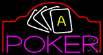 Poker King 5 Neon Sign