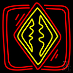 Poker Redand Icon Neon Sign