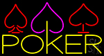 Poker Symbol 4 Neon Sign