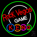 Rock Vegas Keno 1 Neon Sign