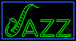 Jazz With Border 1 Neon Sign