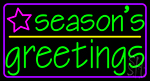 Seasons Greetings 2 Neon Sign