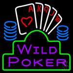 Wild Poker 2 Neon Sign