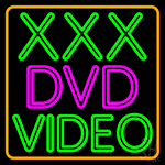 Xxx Dvd Video 1 Neon Sign
