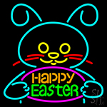 Happy Easter 2 Neon Sign
