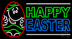 Happy Easter 3 Neon Sign