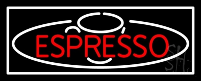 Double Stroke Espresso Neon Sign