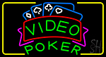 Video Poker 2 Neon Sign