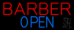 Barber Open Neon Sign