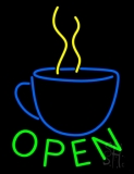 Open Coffee Neon Sign