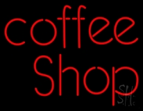 Red Coffee Shop Neon Sign