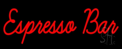 Red Espresso Bar Neon Sign