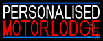 Custom Personalized Motor Lodge Neon Sign