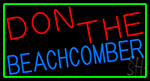 Don The Beachcomber With Green Border Neon Sign