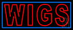 Double Stroke Red Wigs Neon Sign