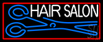 Hair Salon With Scissor Neon Sign