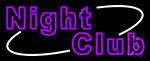 Purple Block Night Club Neon Sign