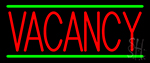 Red Vacancy Neon Sign