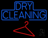 Block Dry Cleaning Neon Sign