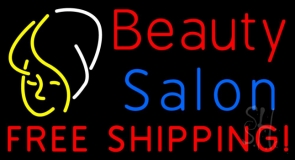 Beauty Salon Free Shipping Logo Neon Sign