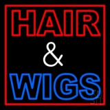 Hair And Wigs Neon Sign