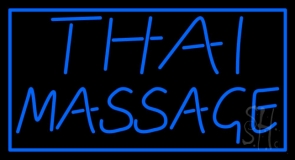 Blue Thai Massage Neon Sign
