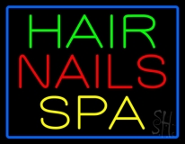Hair Nails Spa Neon Sign