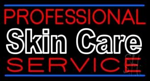 Professional Skin Care Service Neon Sign
