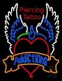 Piercing Tattoo Addiction Logo Neon Sign