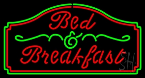 Cursive Bed And Breakfast Neon Sign