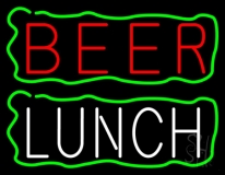 Beer Lunch Neon Sign