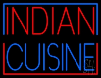 Indian Cuisine Neon Sign