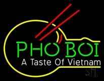Pho Boi Taste Of Vietnam Neon Sign