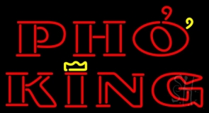 Pho King Viatnamese Restaurant Neon Sign