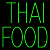 Green Thai Food Neon Sign