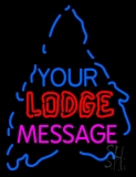 Custom Double Stroke Lodge Neon Sign