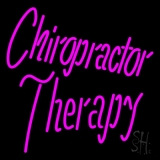 Chiropractor Therapy Neon Sign
