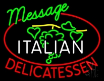 Custom Italian Delicatessen Neon Sign