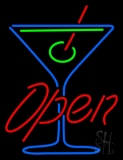 Cocktails Bar Open Neon Sign