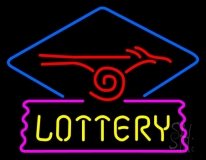 Lottery Logo Neon Sign