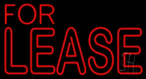 For Lease Neon Sign