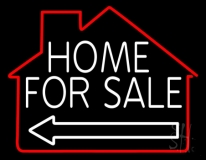 Home For Sale Neon Sign