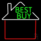 Real Estate Best Buy House Logo Neon Sign