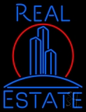 Real Estate Building Logo Neon Sign